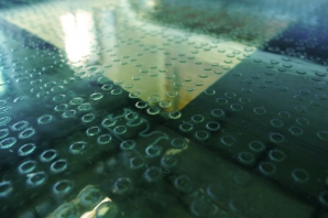 protipožární podlahy, digitální keramický tisk protiskluzového rastru